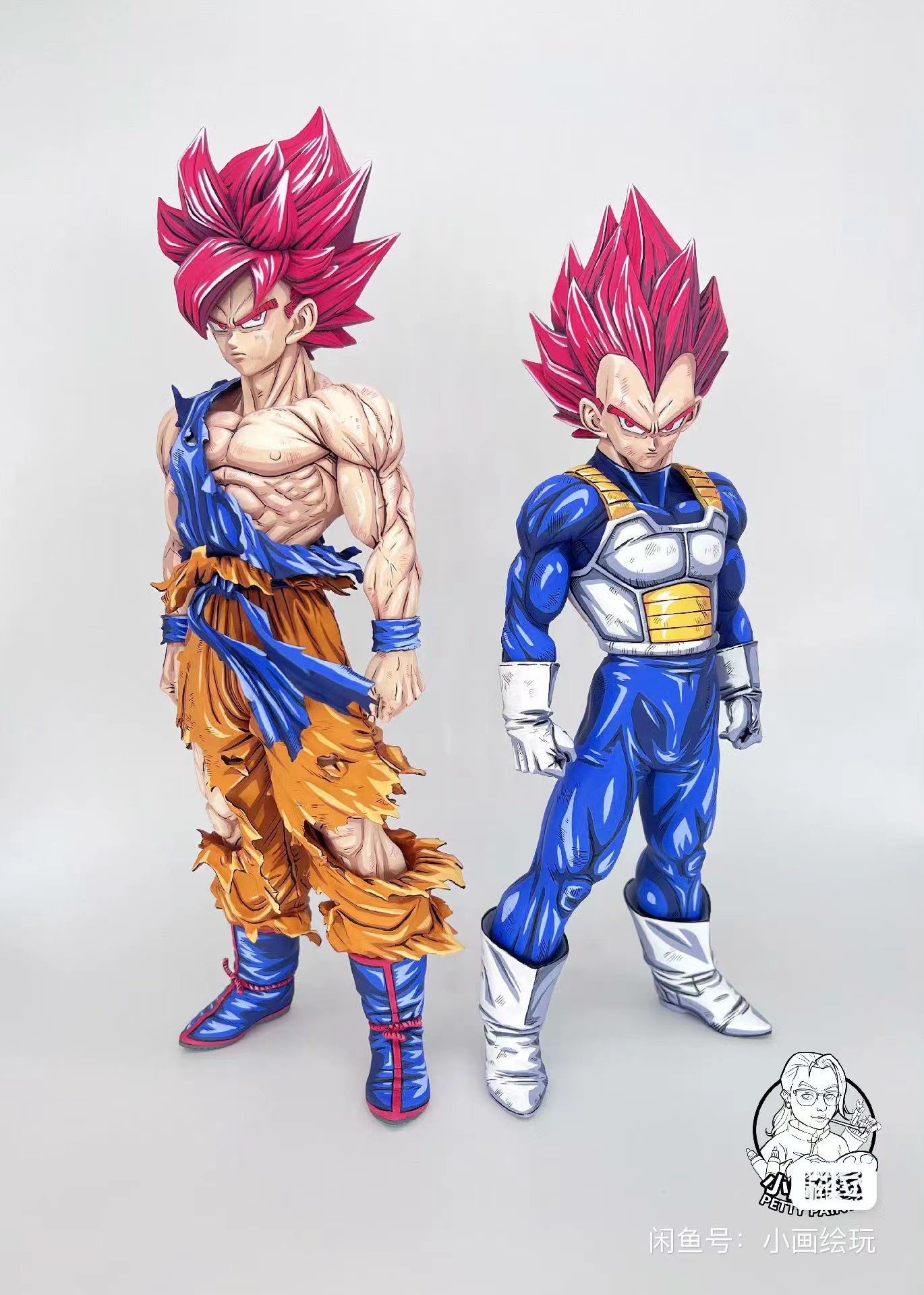 Dragon Ball Repaint Figure SMSP VEGETA (Red Hair) – ToyFury