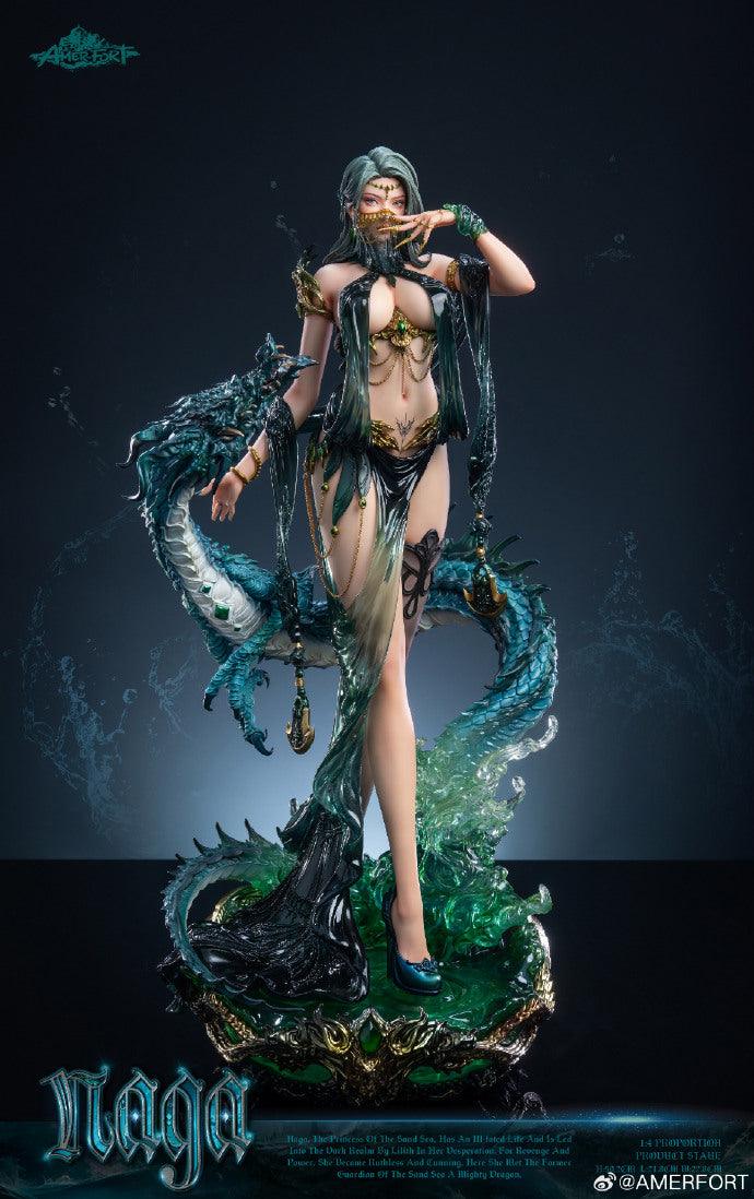 【Preorder】PJ Studio Original AmerFort Elf Series 6th NAGA 1/4 Statue AFYC-NG09 - ToyFury