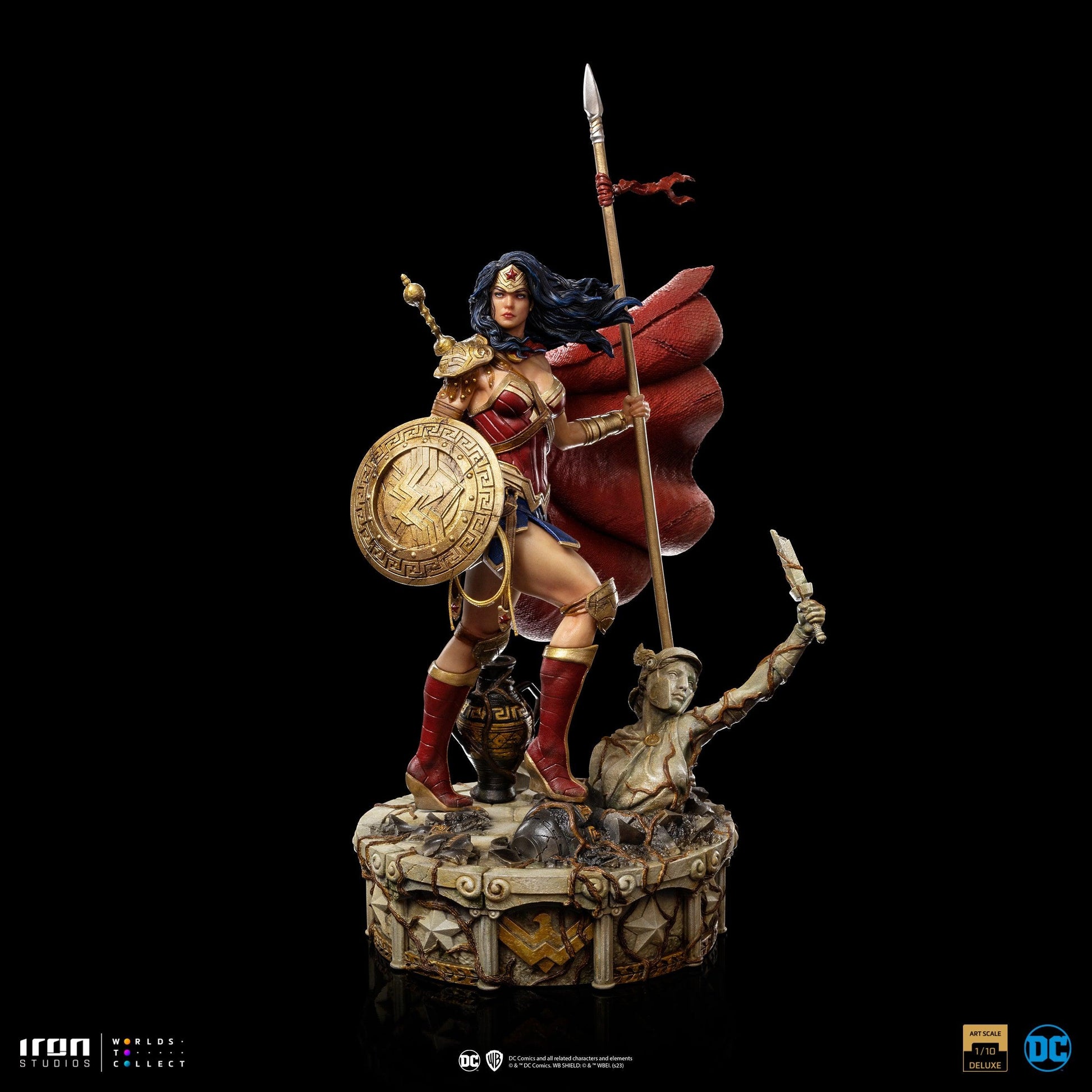 Iron Studios DC Comics Wonder Woman Unleashed Deluxe Art Scale Limited Edition 1/10 Statue - ToyFury