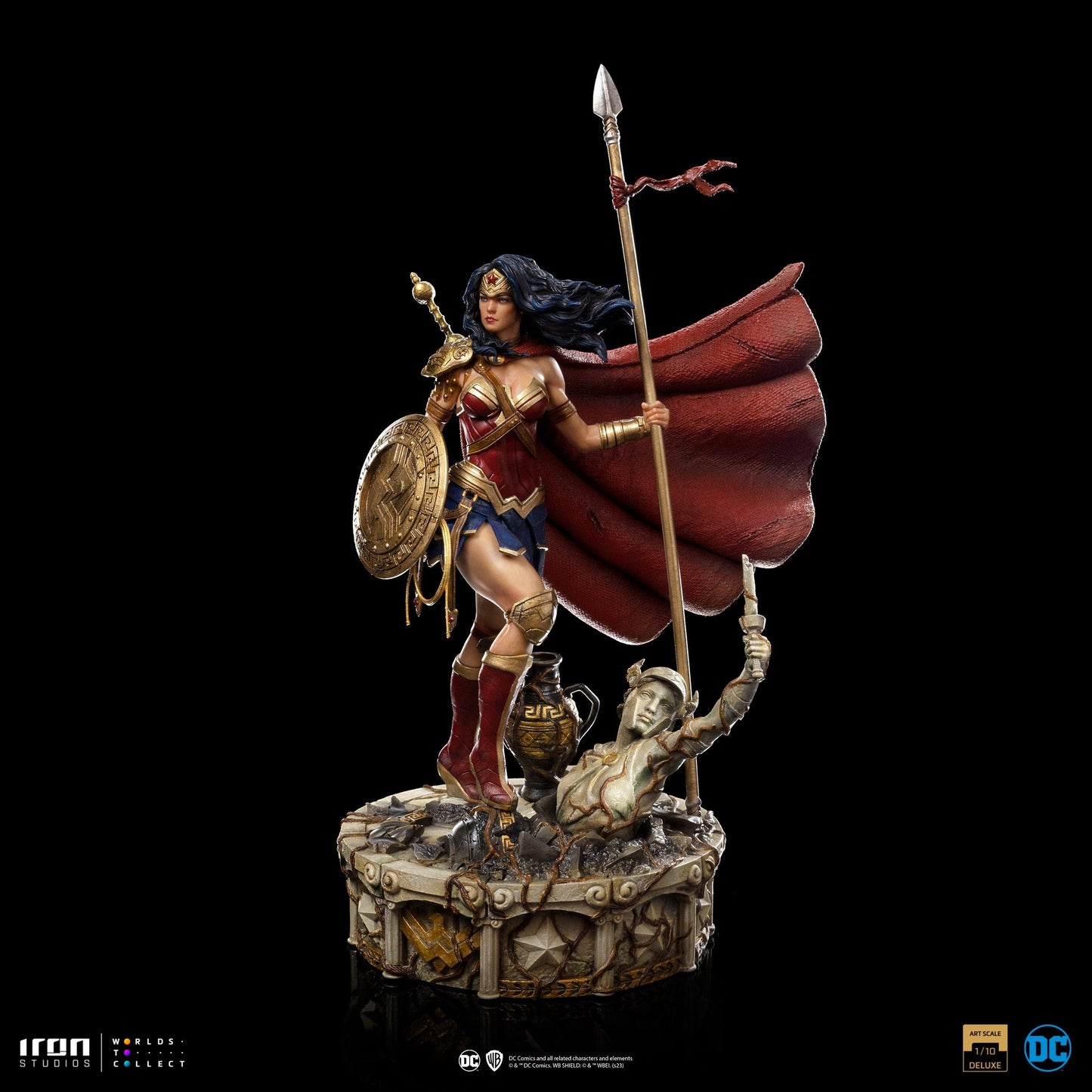 Iron Studios DC Comics Wonder Woman Unleashed Deluxe Art Scale Limited Edition 1/10 Statue - ToyFury