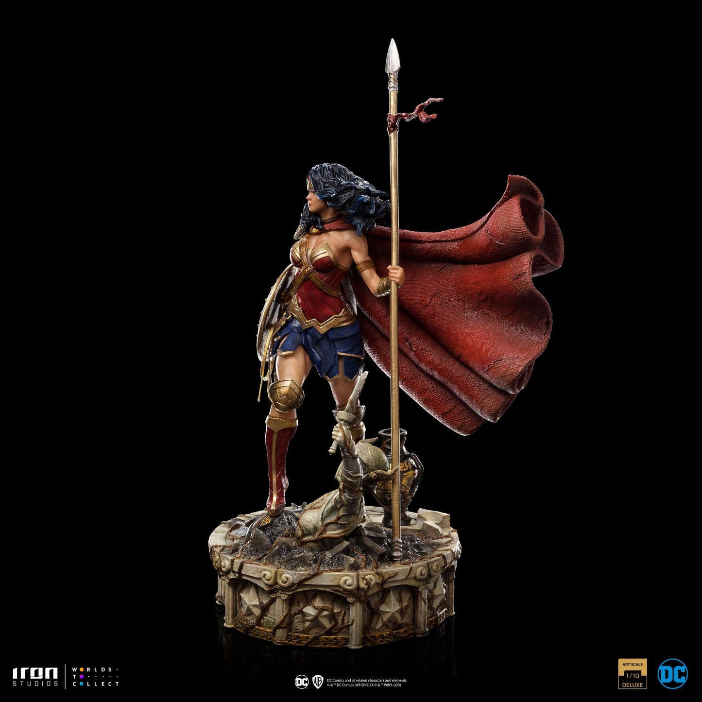 Iron Studios DC Comics Wonder Woman Unleashed Deluxe Art Scale Limited Edition 1/10 Statue - ToyFury