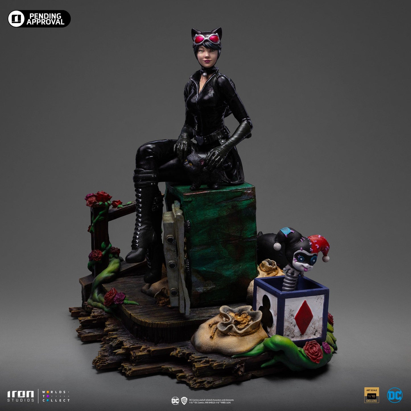 【Preorder】Iron Studios CATWOMAN (GOTHAM CITY SIRENS) Deluxe Edition 1:10 Scale Statue DCCDCG107424-10 - ToyFury