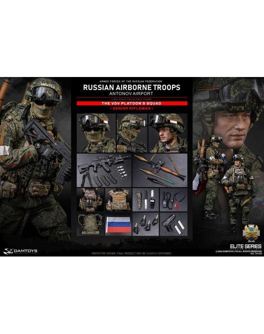 DAMTOYS Russian Airborne Troops Antonov Airport Senior Rifleman 1/6 Action Figure 78105 - ToyFury