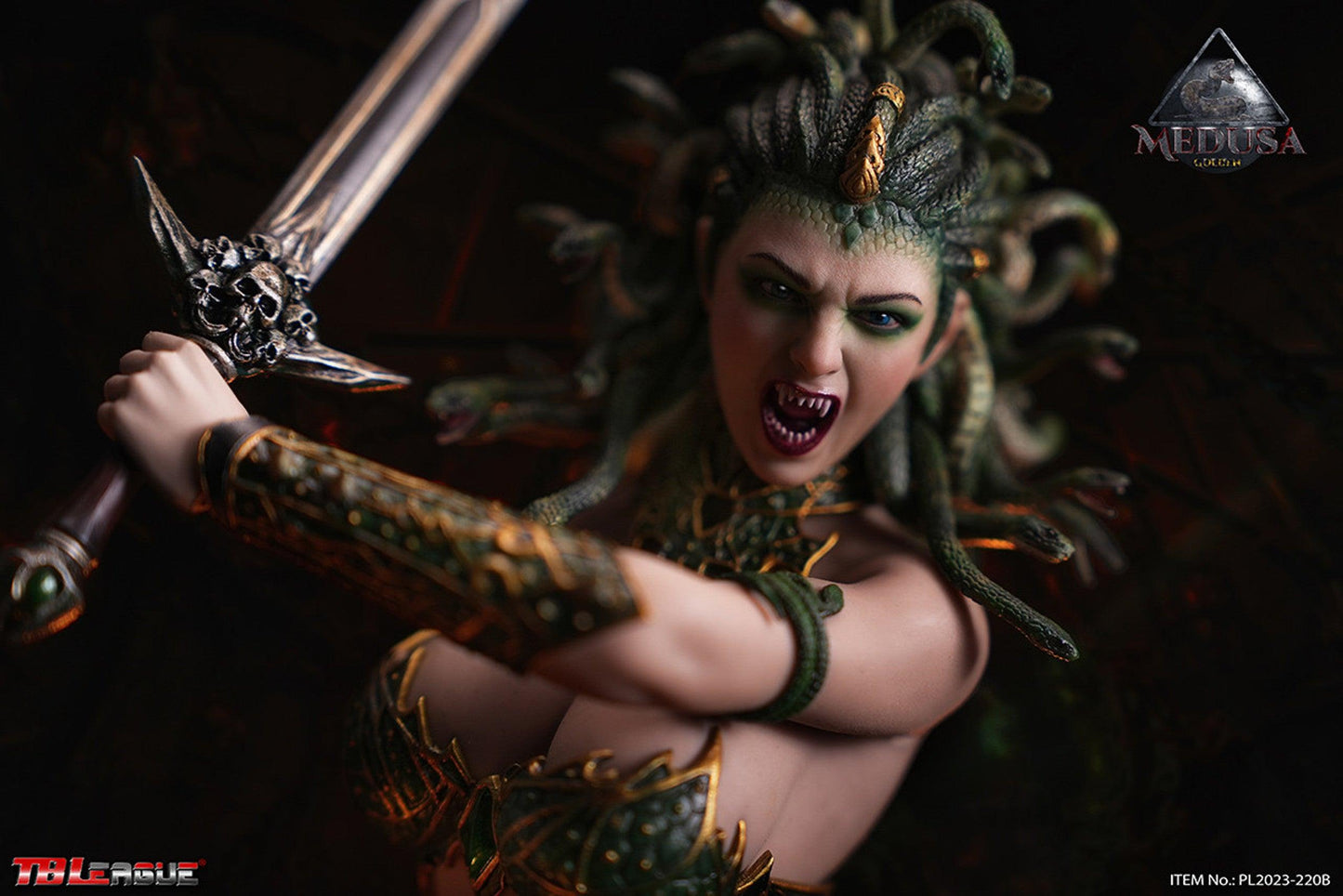 TBLeague 1/6 Scale Medusa Figure (Golden Version) (REISSUE) PL2023-220B - ToyFury