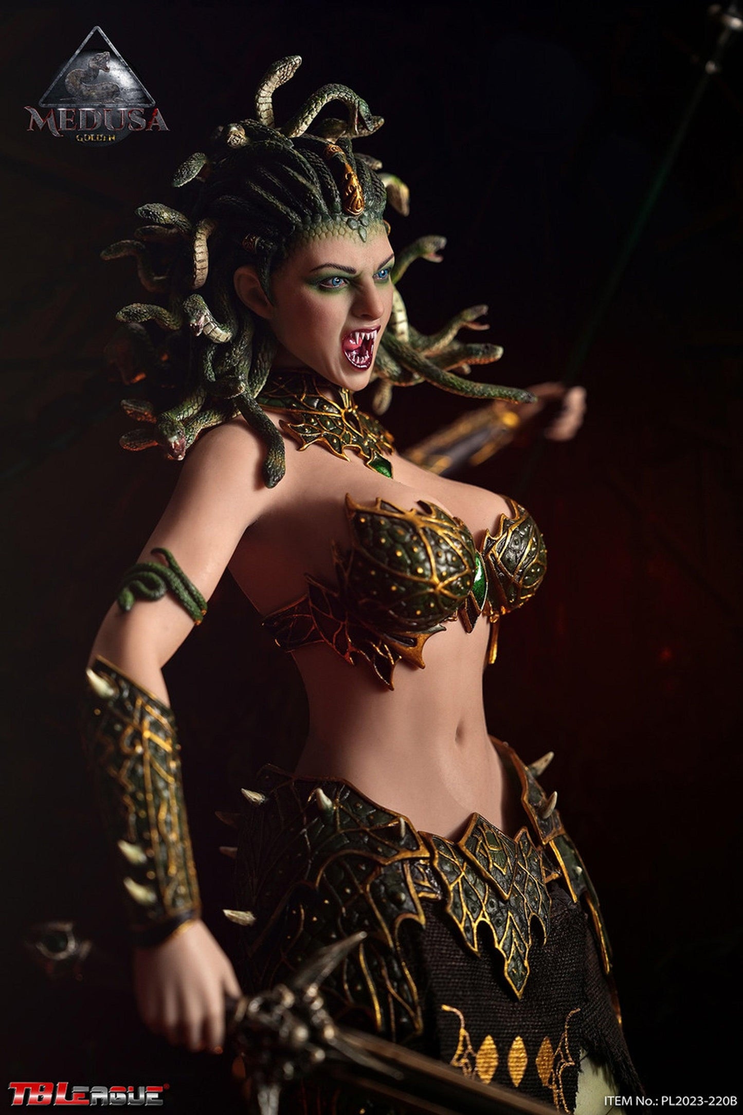 TBLeague 1/6 Scale Medusa Figure (Golden Version) (REISSUE) PL2023-220B - ToyFury