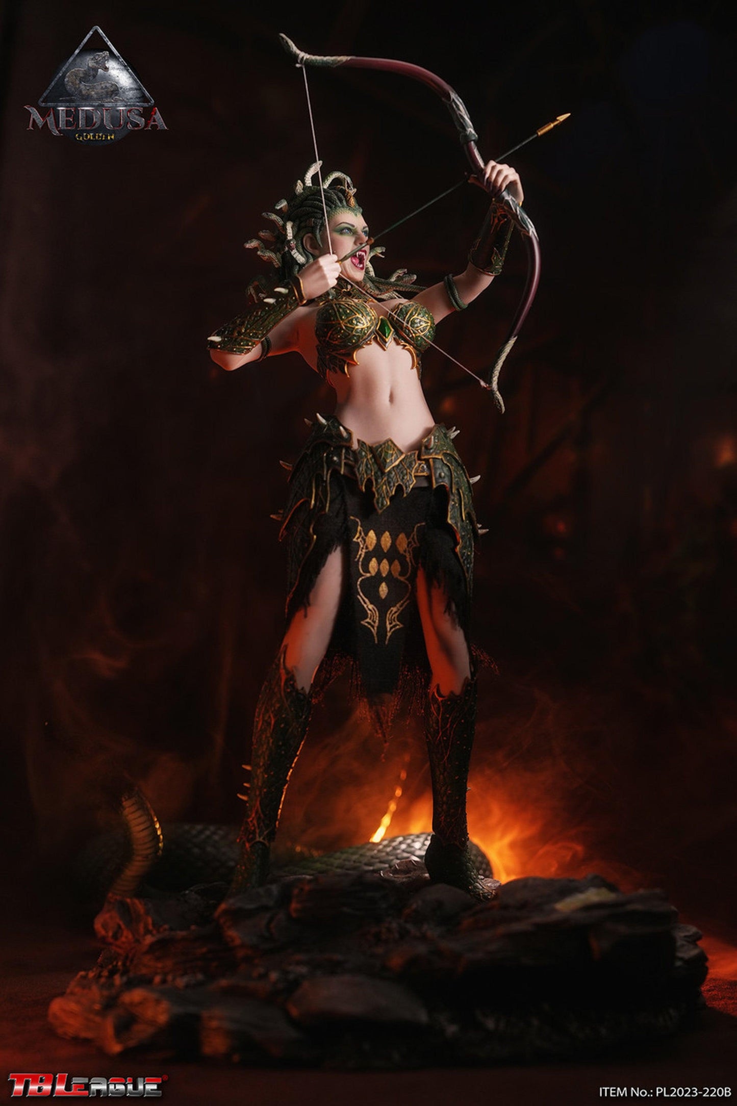 TBLeague 1/6 Scale Medusa Figure (Golden Version) (REISSUE) PL2023-220B - ToyFury