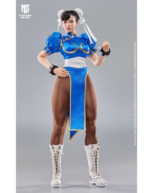 【Preorder】STAR Man Female Fighter Blue Cheongsam Version 1/6 Action Figure MS-008A - ToyFury