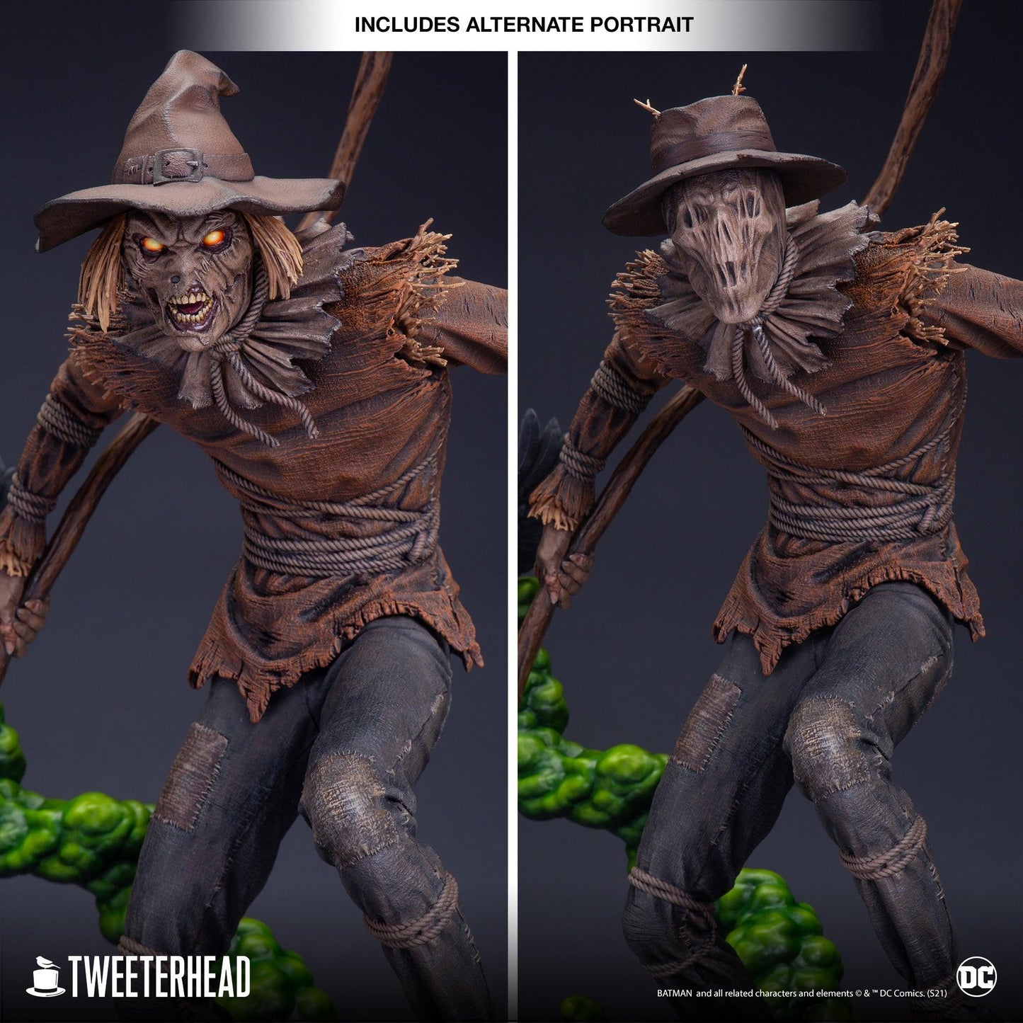 Tweeterhead Batman - Scarecrow 1/6th Scale Maquette Statue Exclusive 908880 - ToyFury