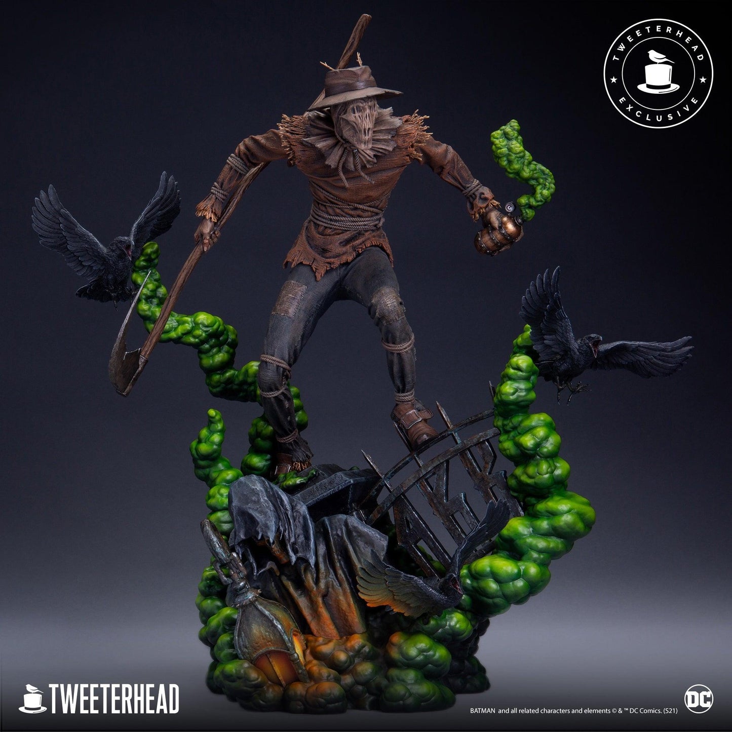 Tweeterhead Batman - Scarecrow 1/6th Scale Maquette Statue Exclusive 908880 - ToyFury