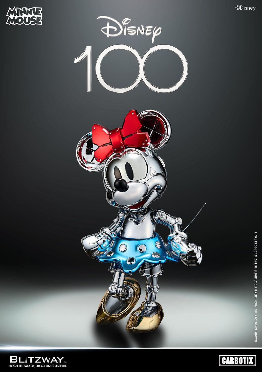 BLITZWAY Disney 100 Minnie Mouse (Chrome Ver.) Collectible Figure BW-CA-10509 - ToyFury