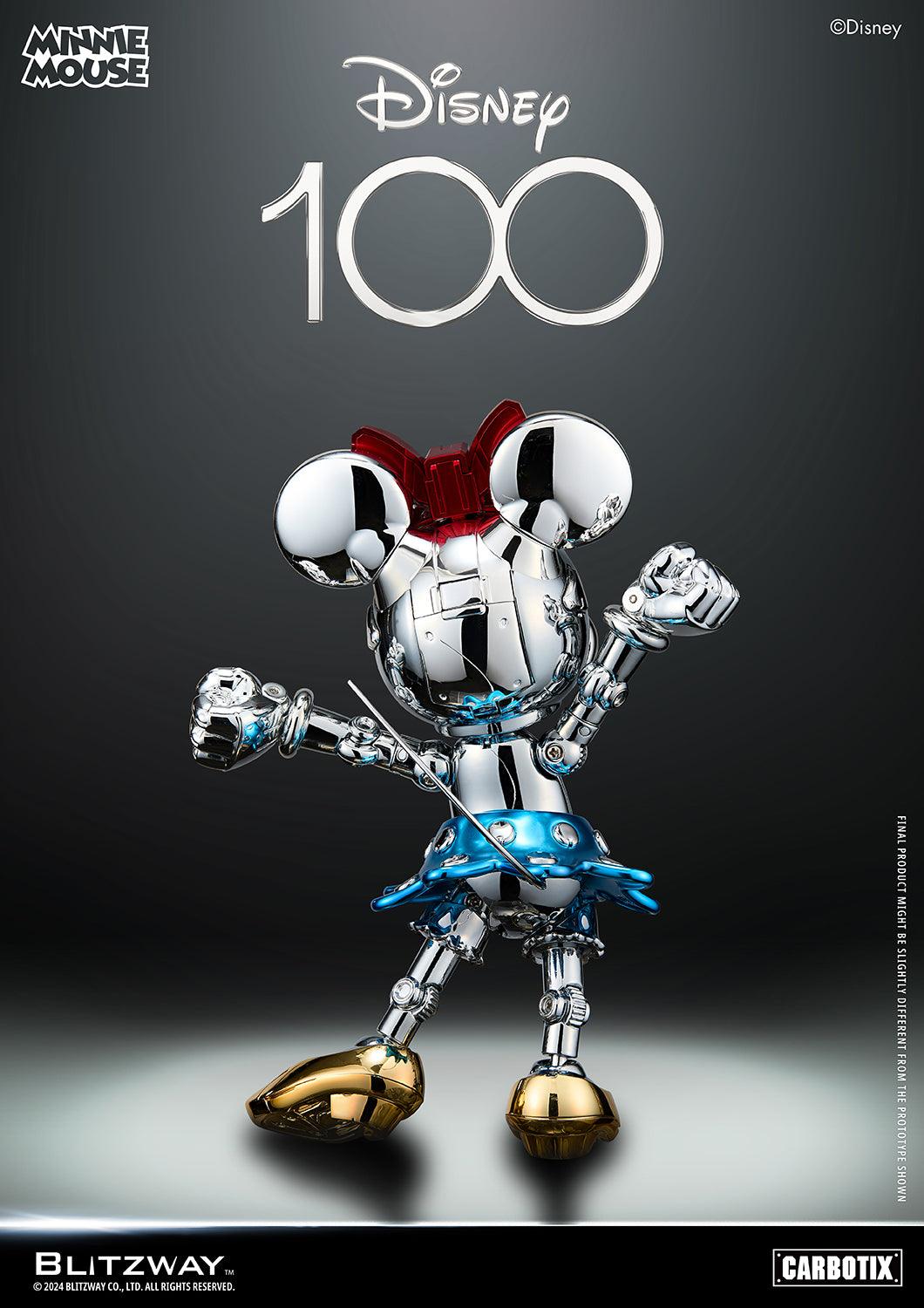 BLITZWAY Disney 100 Minnie Mouse (Chrome Ver.) Collectible Figure BW-CA-10509 - ToyFury