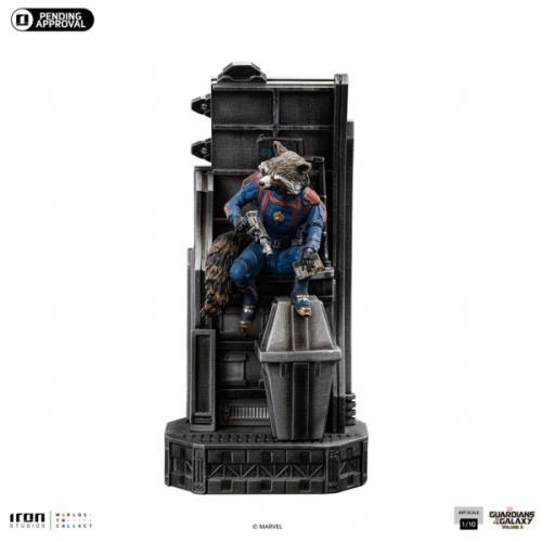 Iron studios Rocket Raccoon - Guardians of the Galaxy 3 1/10 Art Scale Figure MARCAS93823-10 - ToyFury