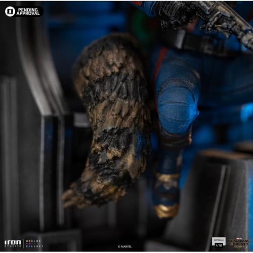 Iron studios Rocket Raccoon - Guardians of the Galaxy 3 1/10 Art Scale Figure MARCAS93823-10 - ToyFury