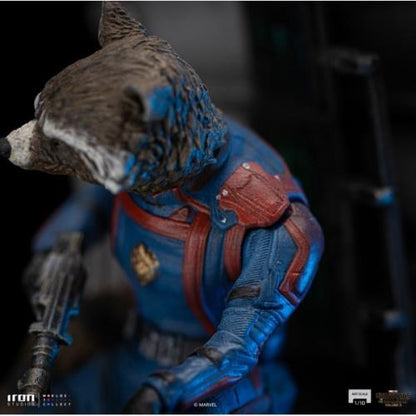 Iron studios Rocket Raccoon - Guardians of the Galaxy 3 1/10 Art Scale Figure MARCAS93823-10 - ToyFury