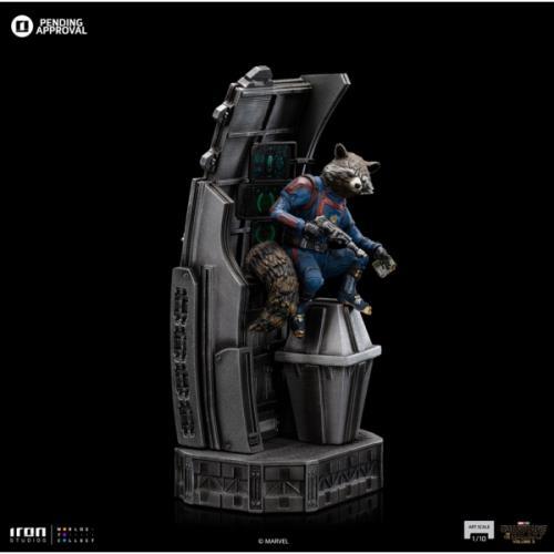 Iron studios Rocket Raccoon - Guardians of the Galaxy 3 1/10 Art Scale Figure MARCAS93823-10 - ToyFury