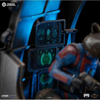 Iron studios Rocket Raccoon - Guardians of the Galaxy 3 1/10 Art Scale Figure MARCAS93823-10 - ToyFury