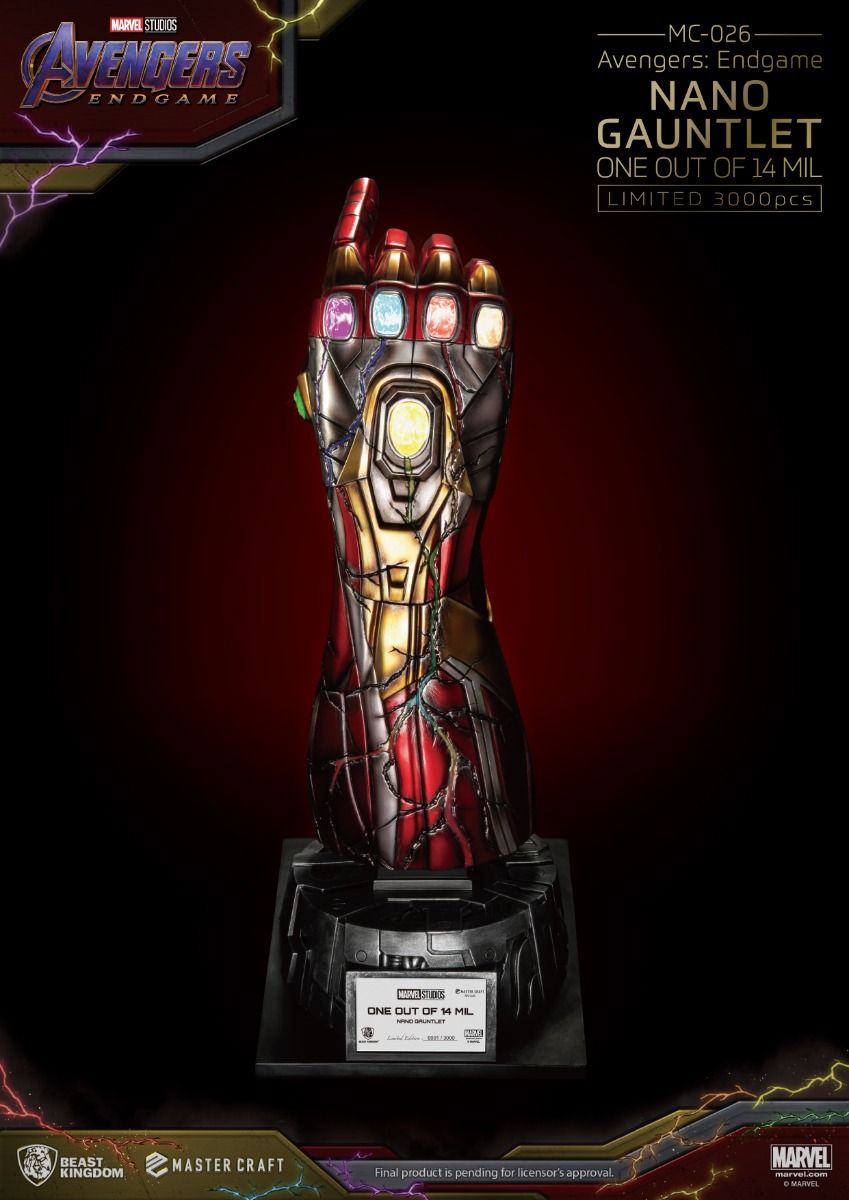 Beast Kingdom MC-026 Avengers: Endgame Master Craft Nano Gauntlet