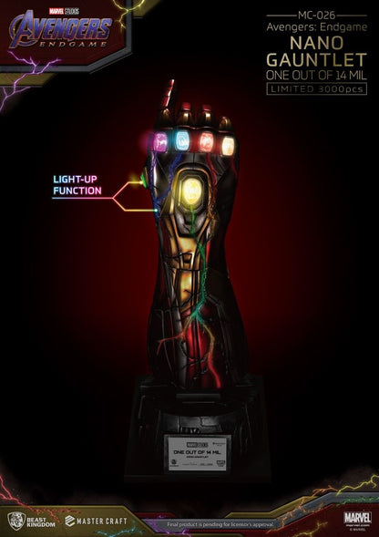 Beast Kingdom MC-026 Avengers: Endgame Master Craft Nano Gauntlet