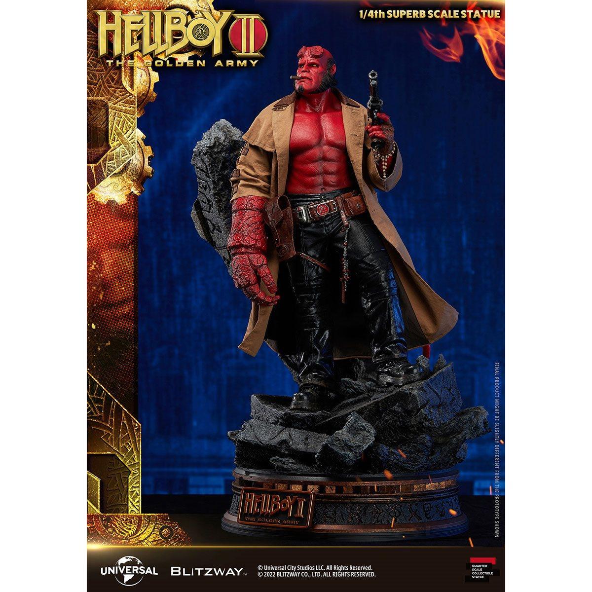 Blitzway Hellboy 2 - Hellboy 1/4 Scale Statue