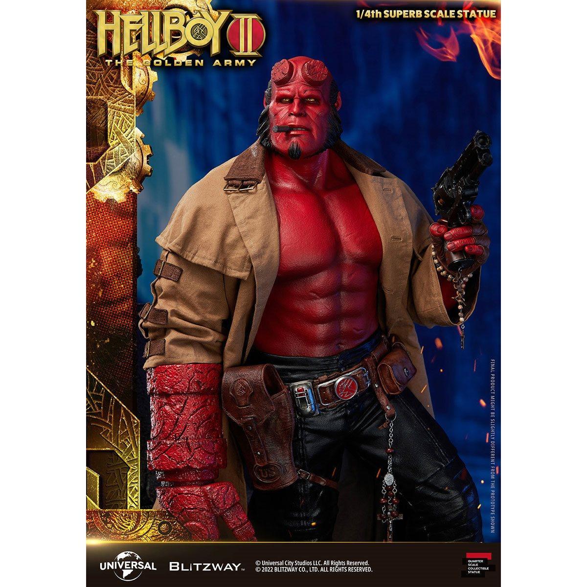 Blitzway Hellboy 2 - Hellboy 1/4 Scale Statue