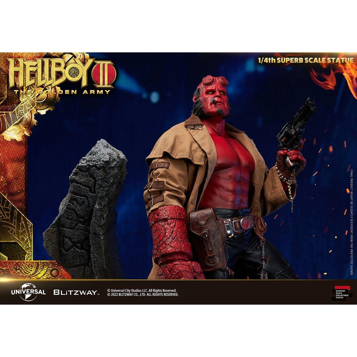 Blitzway Hellboy 2 - Hellboy 1/4 Scale Statue