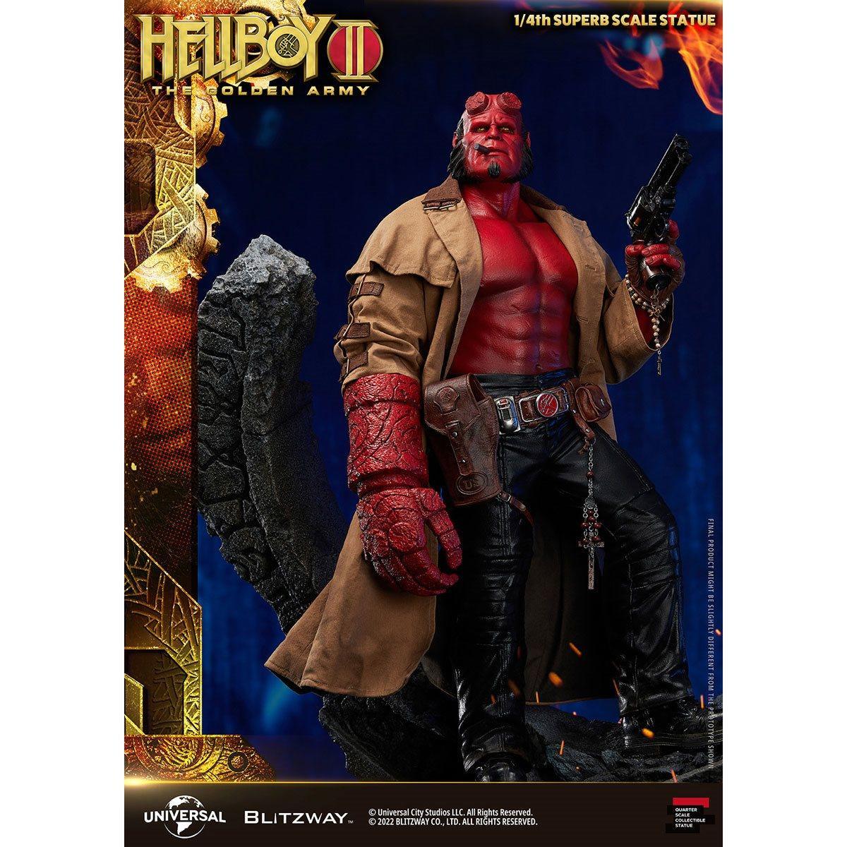 Blitzway Hellboy 2 - Hellboy 1/4 Scale Statue