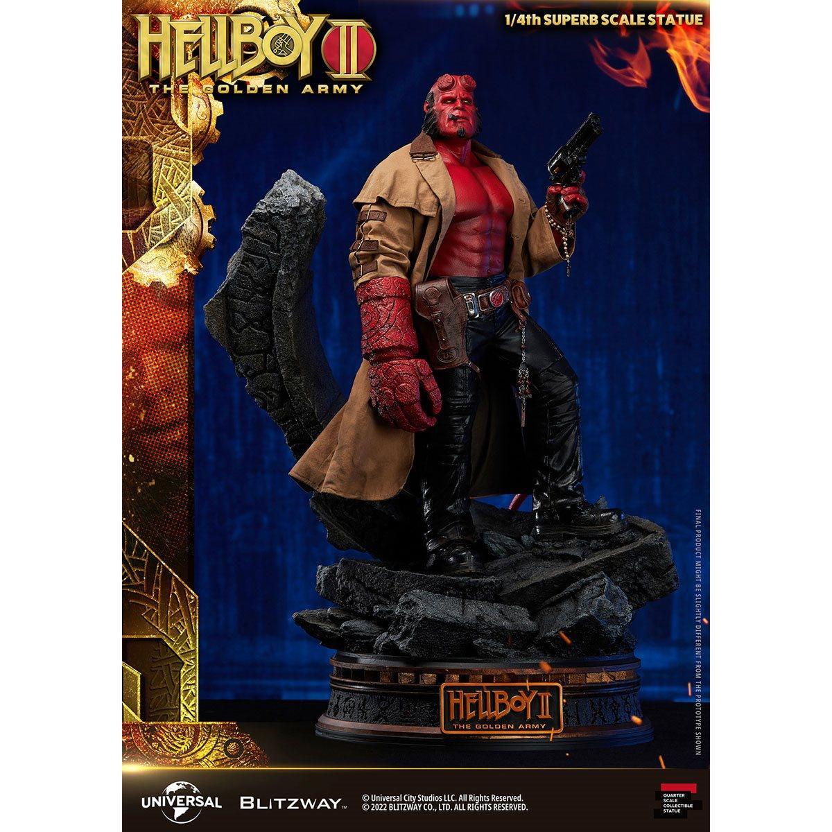 Blitzway Hellboy 2 - Hellboy 1/4 Scale Statue