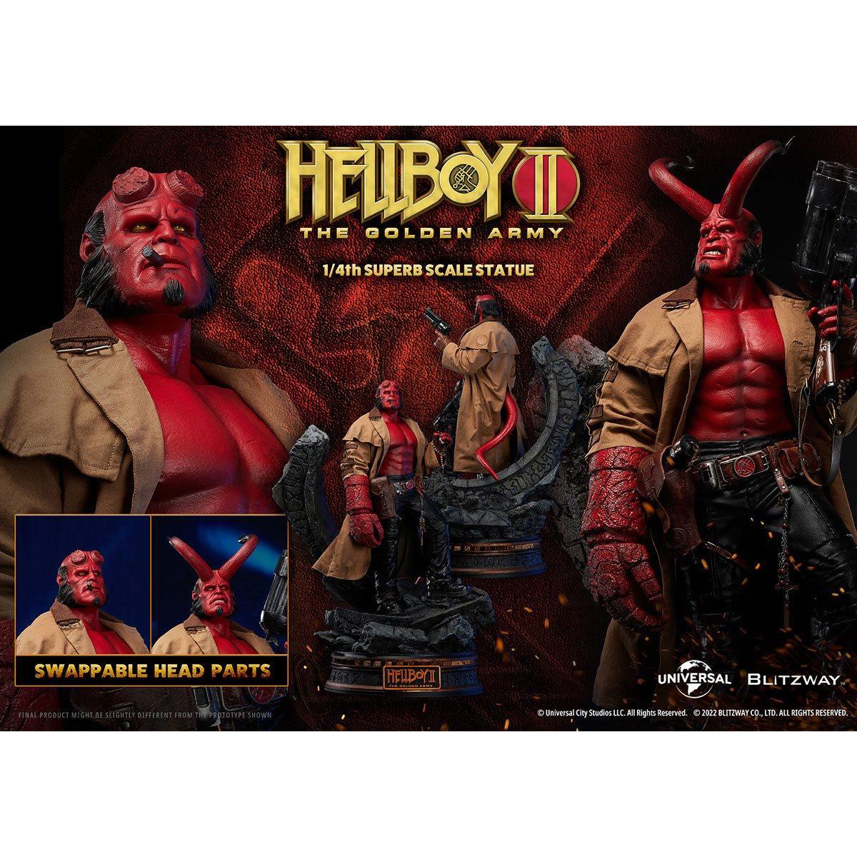 Blitzway Hellboy 2 - Hellboy 1/4 Scale Statue