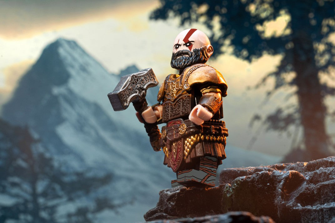 Custom Lego Mini Figure Kratos from God of War