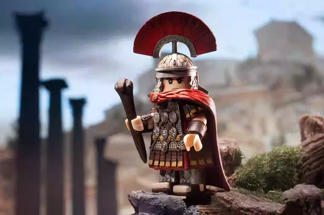 Custom Lego Mini Figure Roman Series: Centurion and Optio (Deputy Centurion)