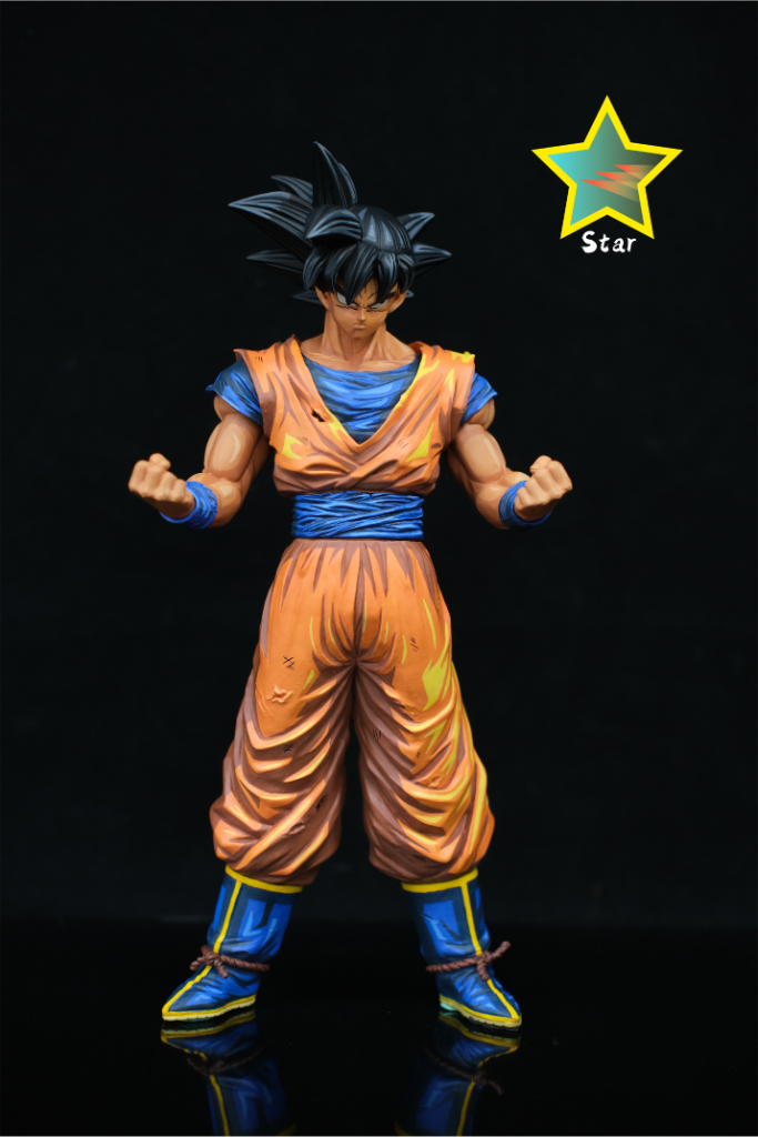 Dragon Ball Repaint Figure Bandai Gros Series Black Hair GOKU