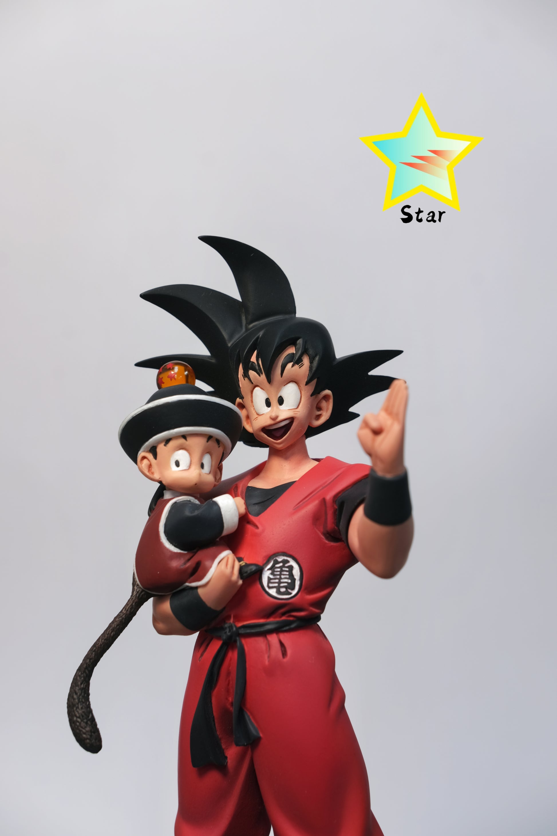 Dragon Ball Repaint Figure GOKU and GOHAN Hug