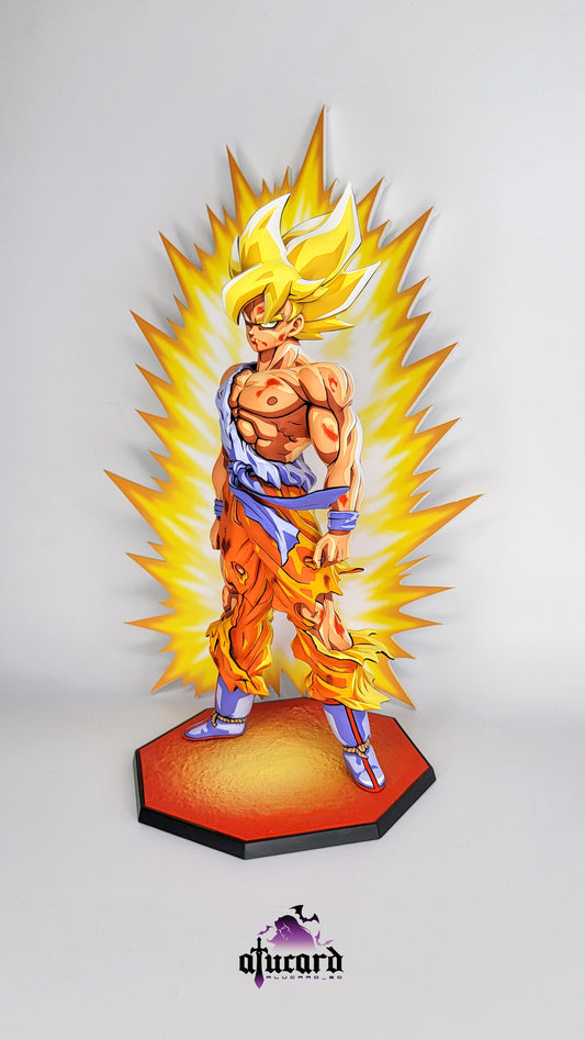 Dragon Ball Repaint Figure SMSP First Super Saiyan GOKU