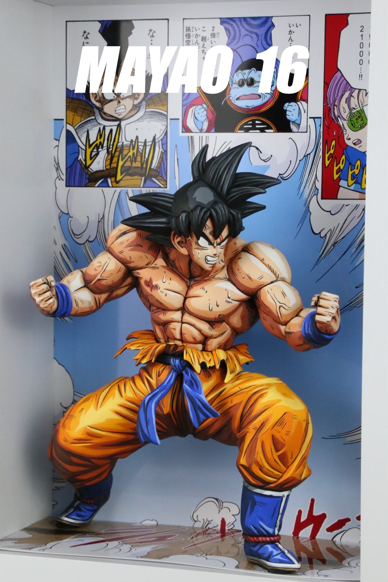 Dragon Ball Repaint Figure Triple Kaioken GOKU