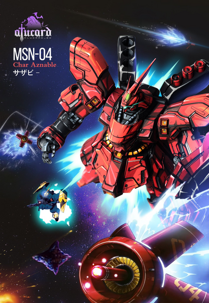 Gundam Repaint Figure MSN04 SAZABI