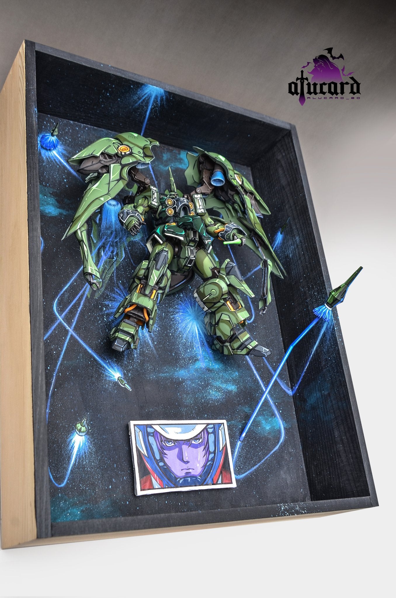 Gundam Repaint Figure Quad-wing NZ-666 KSHATRIYA