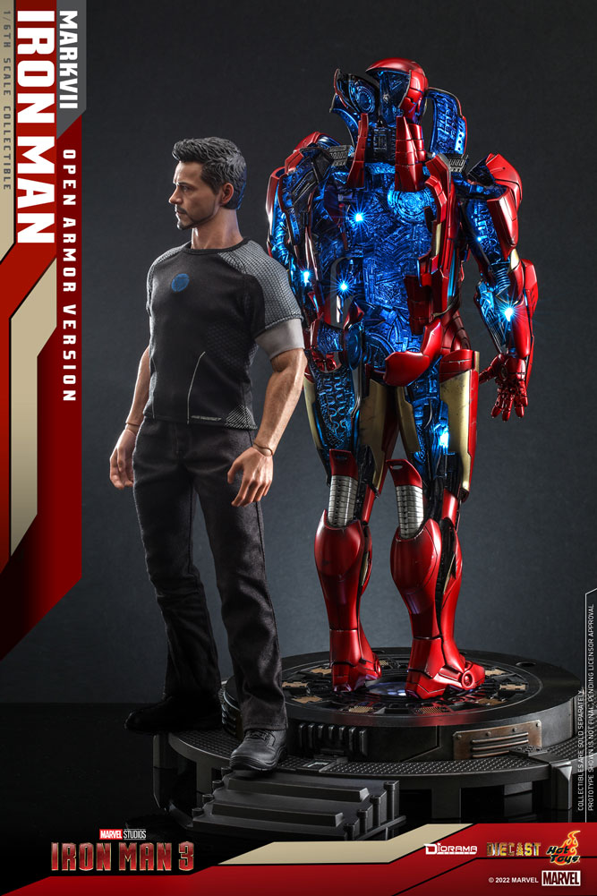 HOTTOYS DS004D51 IRON MAN MARK VII (OPEN ARMOR VERSION)