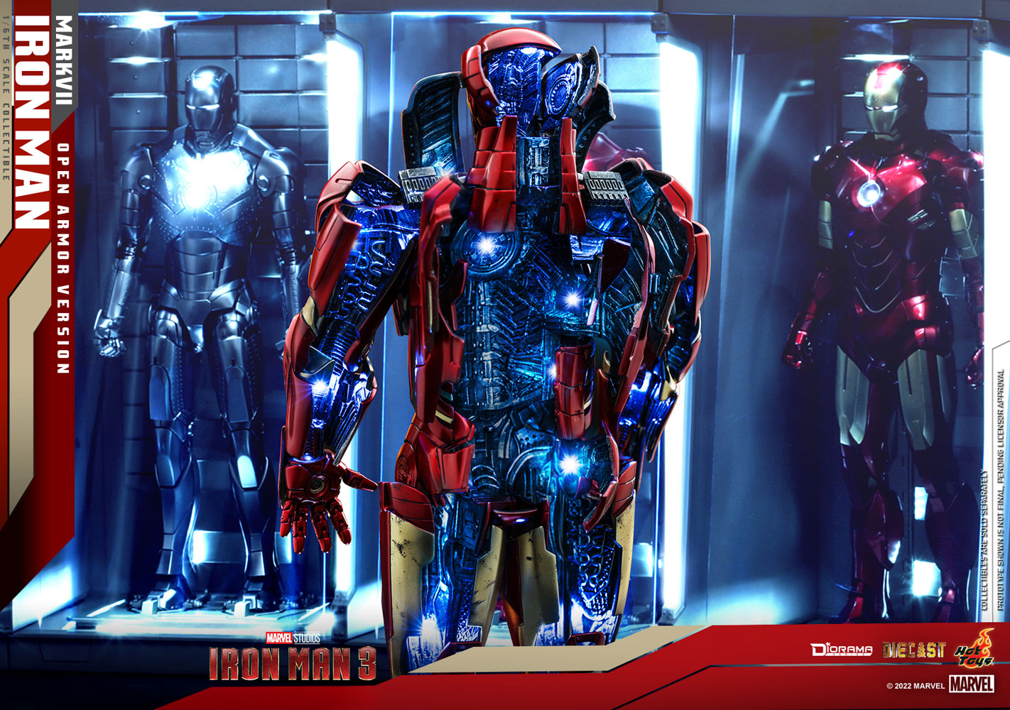 HOTTOYS DS004D51 IRON MAN MARK VII (OPEN ARMOR VERSION)