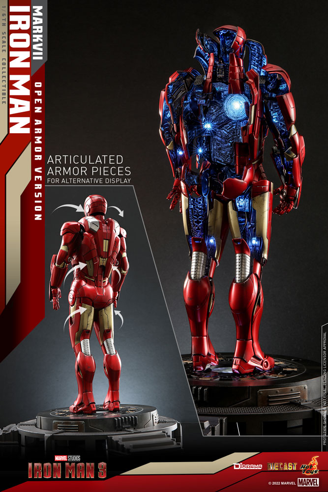 HOTTOYS DS004D51 IRON MAN MARK VII (OPEN ARMOR VERSION)