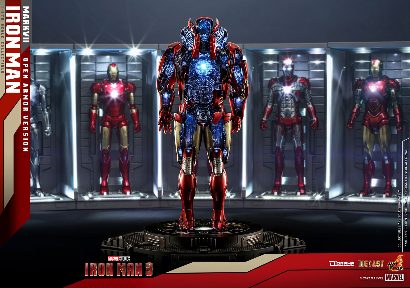 HOTTOYS DS004D51 IRON MAN MARK VII (OPEN ARMOR VERSION)