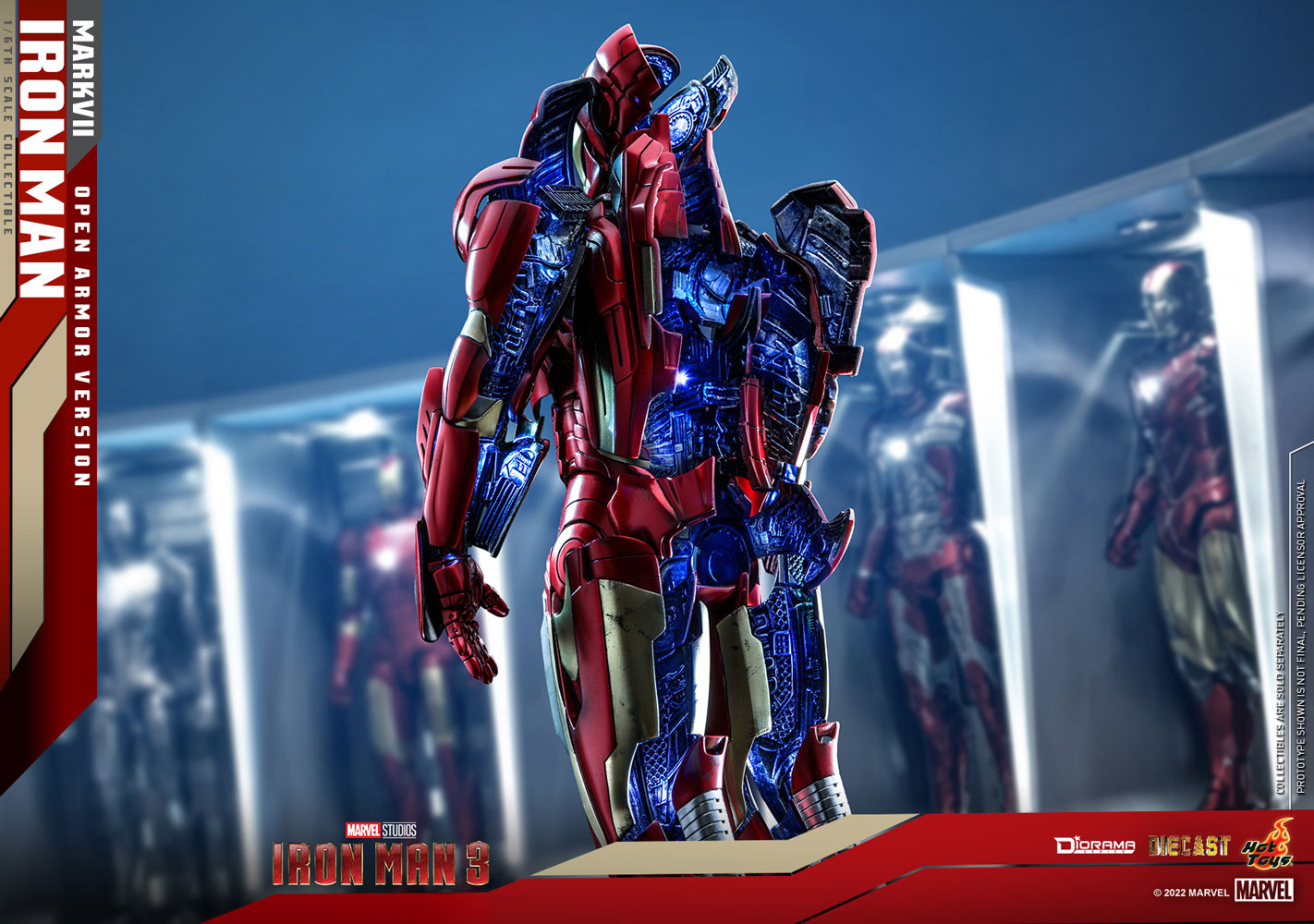 HOTTOYS DS004D51 IRON MAN MARK VII (OPEN ARMOR VERSION)