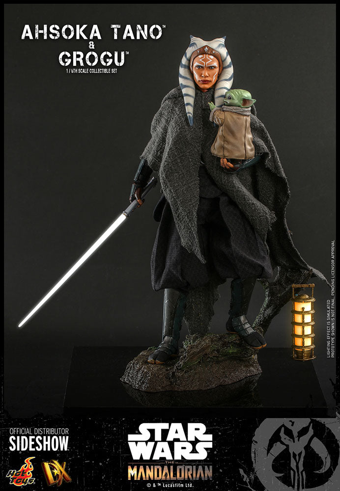 HOTTOYS DX21 AHSOKA TANO AND GROGU Sixth Scale Figure Set