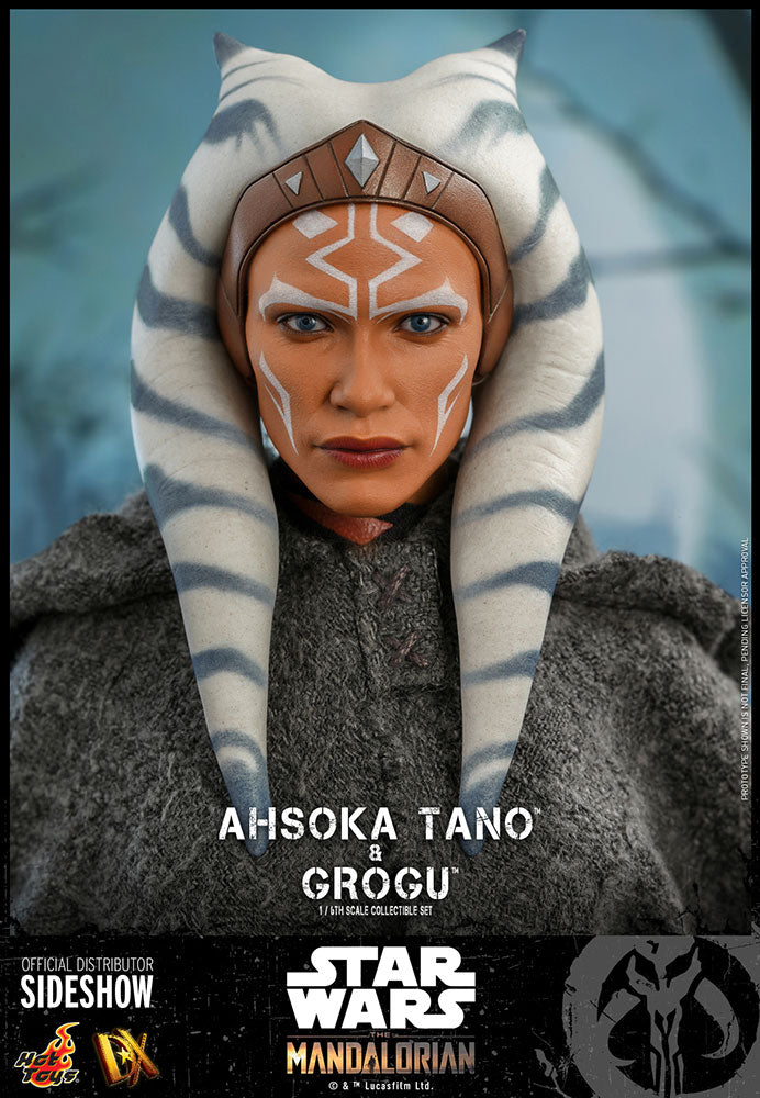 HOTTOYS DX21 AHSOKA TANO AND GROGU Sixth Scale Figure Set