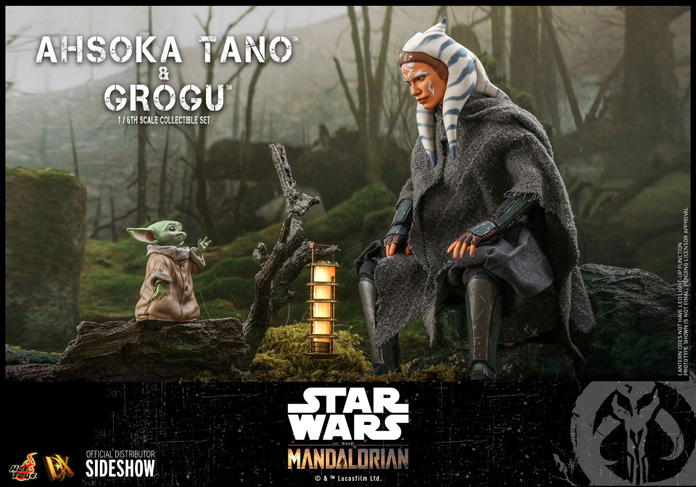 HOTTOYS DX21 AHSOKA TANO AND GROGU Sixth Scale Figure Set