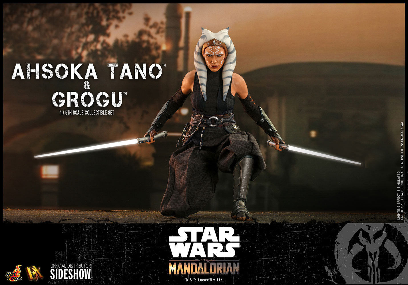 HOTTOYS DX21 AHSOKA TANO AND GROGU Sixth Scale Figure Set