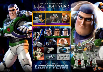 HOTTOYS MMS635 Lightyear Buzz Lightyear (Space Ranger Alpha) Deluxe 1/6th Scale Collectible Figure