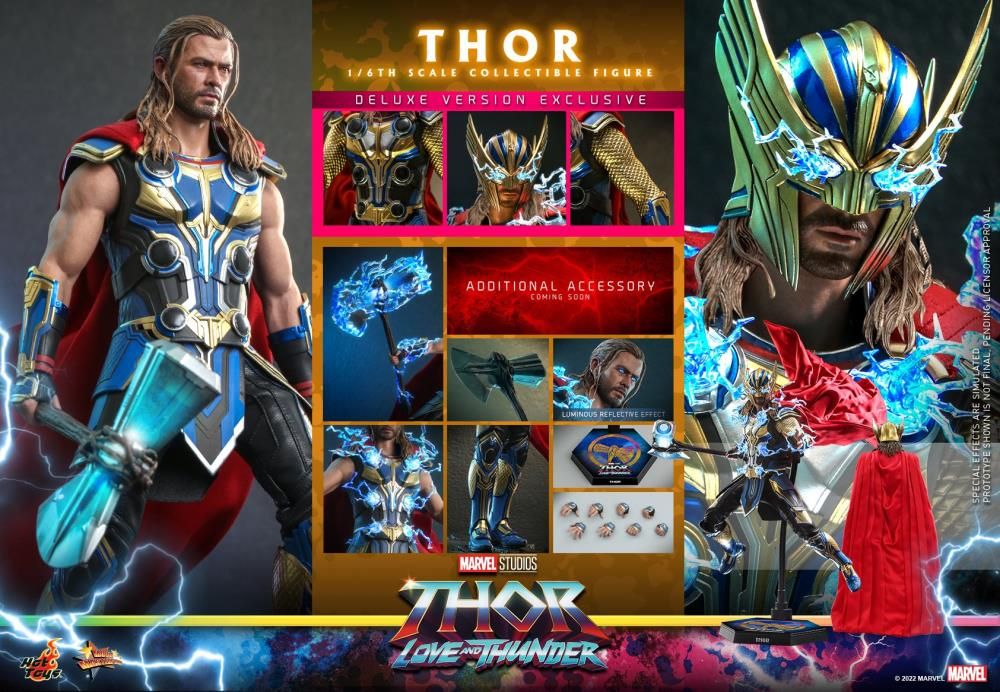 HOTTOYS MMS656 Thor: Love and Thunder Thor Deluxe 1/6 Scale Collectible Figure