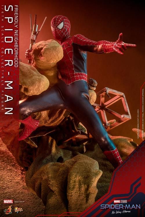 HOTTOYS MMS662 Spider-Man: No Way Home - Friendly Neighborhood Spider-Man Deluxe 1/6th Scale Collectible Figure