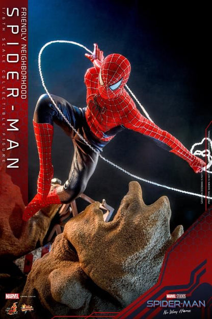 HOTTOYS MMS662 Spider-Man: No Way Home - Friendly Neighborhood Spider-Man Deluxe 1/6th Scale Collectible Figure