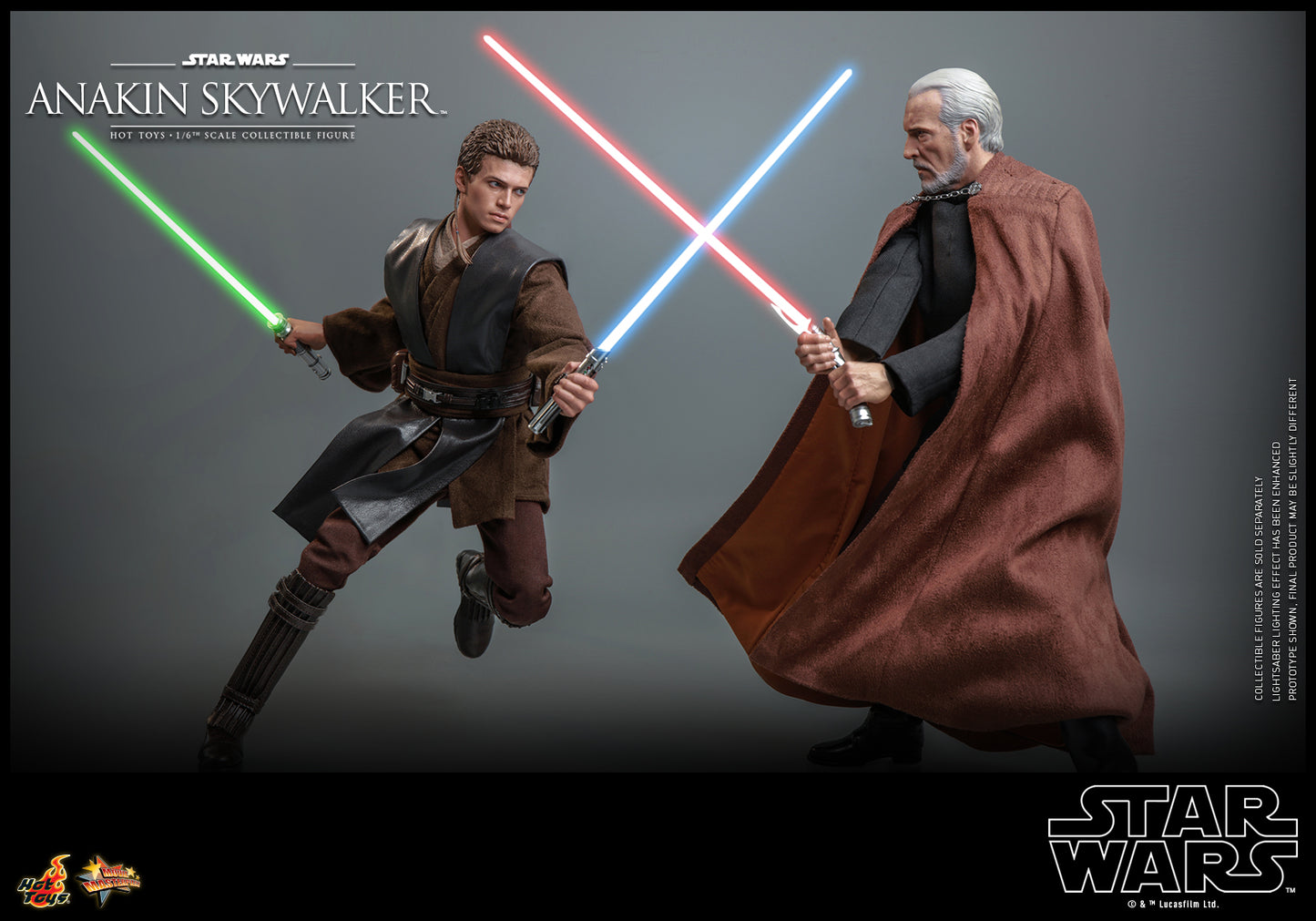 HOTTOYS MMS677 Star Wars Attack of the Clones Anakin Skywalker 1/6 Scale Collectible Figure